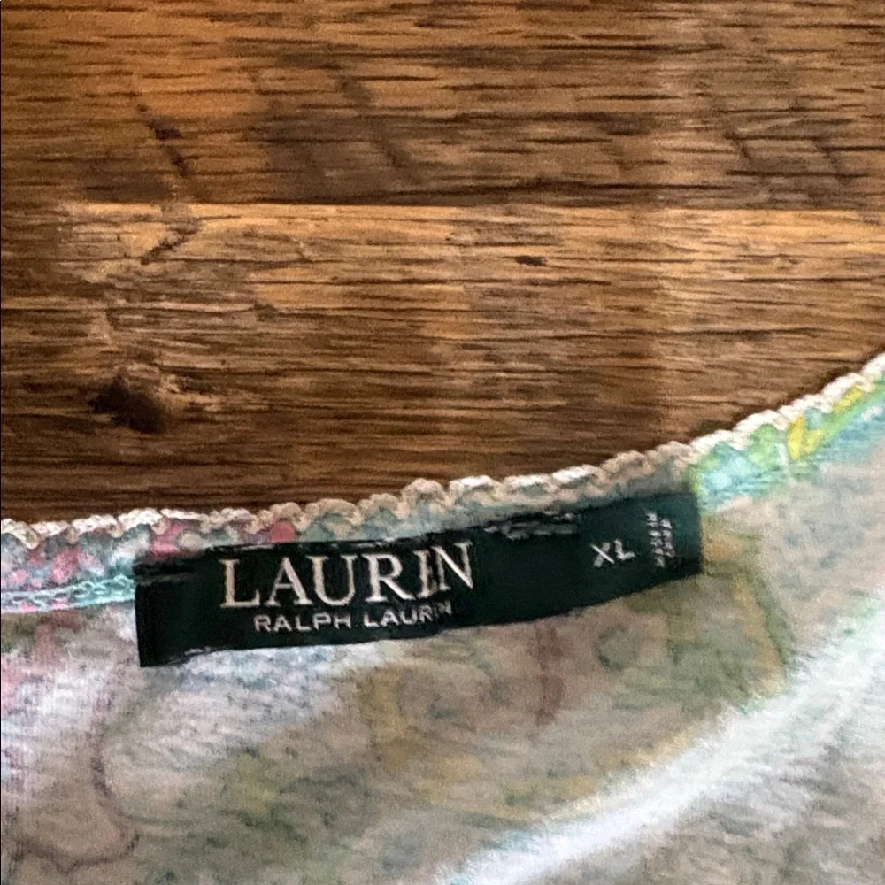 Lauren Ralph Lauren Paisley Dress in‎ Pink and Green